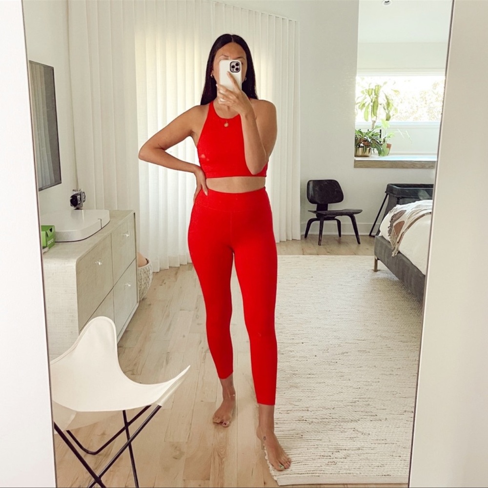 Outdoor Voices Red TechSweat 2 Piece Set